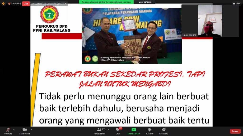 Peringati Nursing Day Mahasiswa STIKes Kepanjen Adakan Webinar Perawat (5) Peringati Nursing Day Mahasiswa STIKes Kepanjen Adakan Webinar Perawat (5)